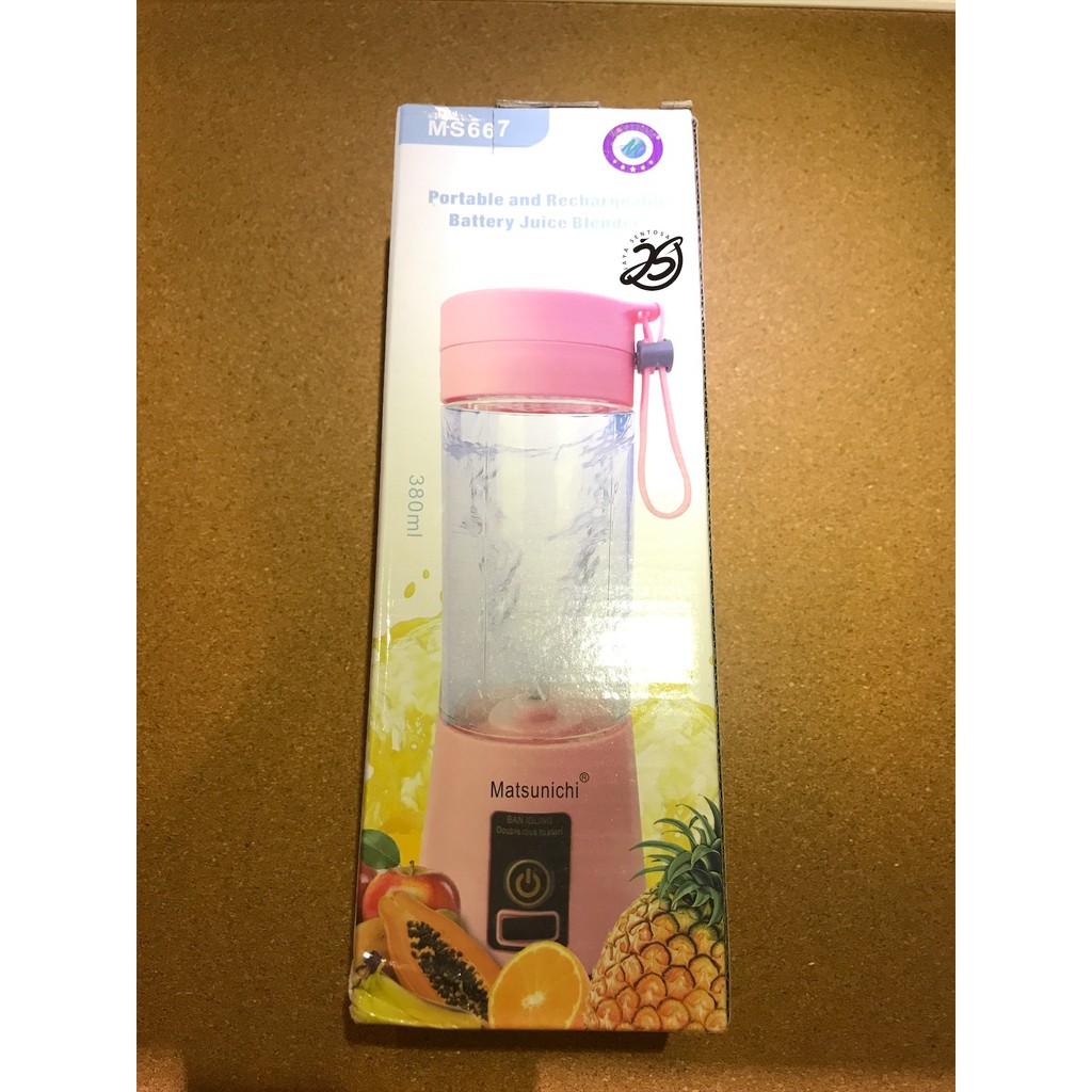 PORTABLE JUICE  BLENDER PORTABLE MERK MATSUNICHI USB BLENDER MINI