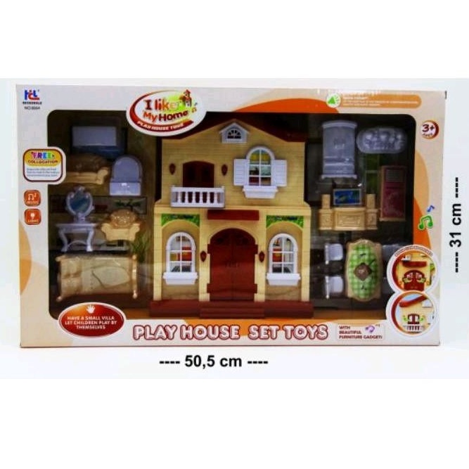 Mainan Rumah Barbie / Rumah Barbie / Play House Set Toys