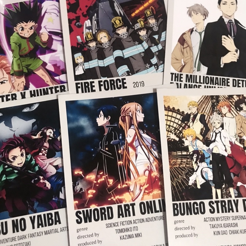 anime/film polaroid REJECT/ polaroid anime murah