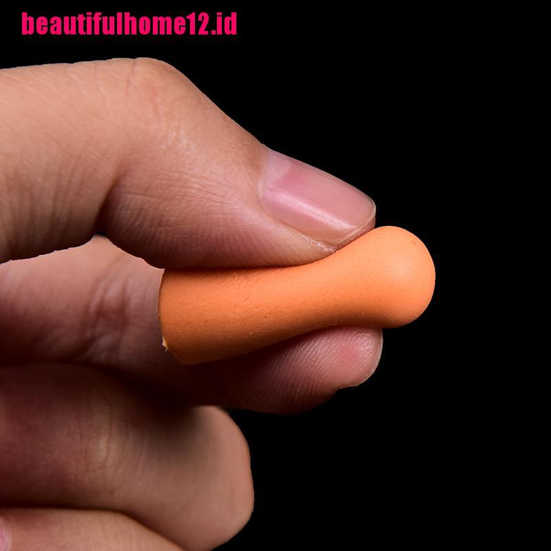 1 Set / 2pcs Earplugs Bahan Memory Foam Lembut Untuk Tidur