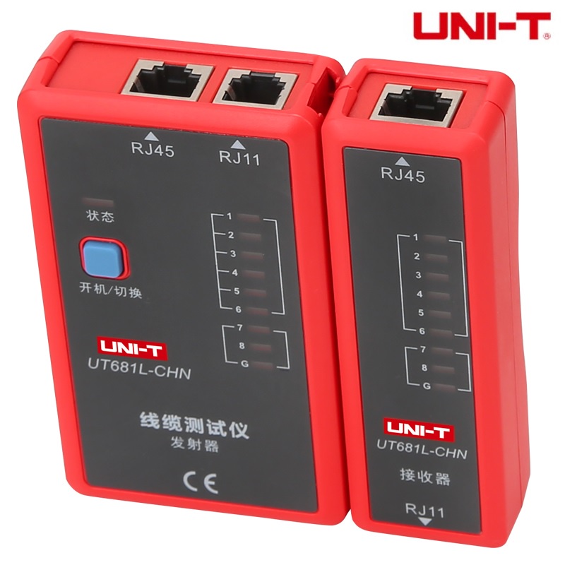 UNI-T UT681L - Alat Scan dan Tes Kabel Jaringan Ethernet RJ11 RJ45