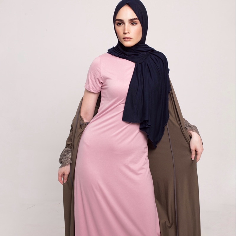 Manset Gamis Kaos Lengan Pendek JADECLOVER T192