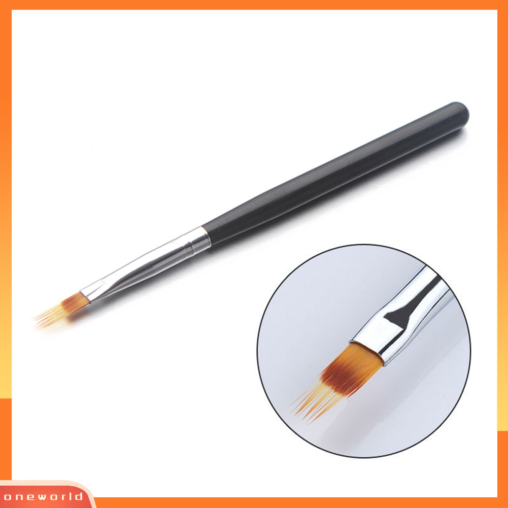 (ONWO) Pen Brush Lukis Kutek Gel UV Dengan Gagang Plastik