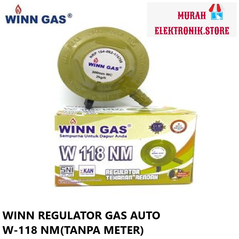 Regulator Winn Gas Auto W-118 NM (Tanpa Meter)