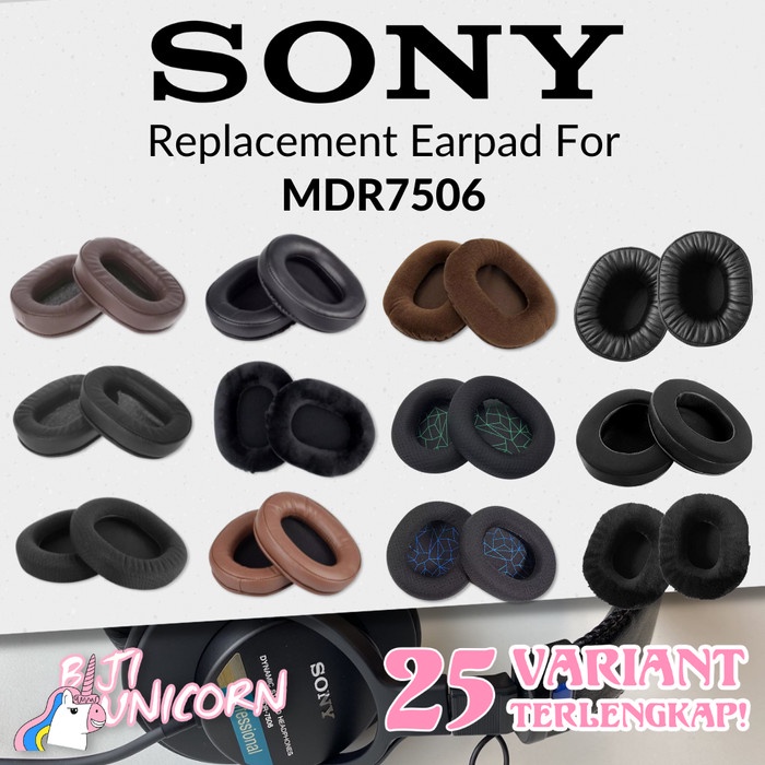 Earpad Earcup Ear Cushion Sony MDR7506 MDR 7506 Busa Bantalan Foam