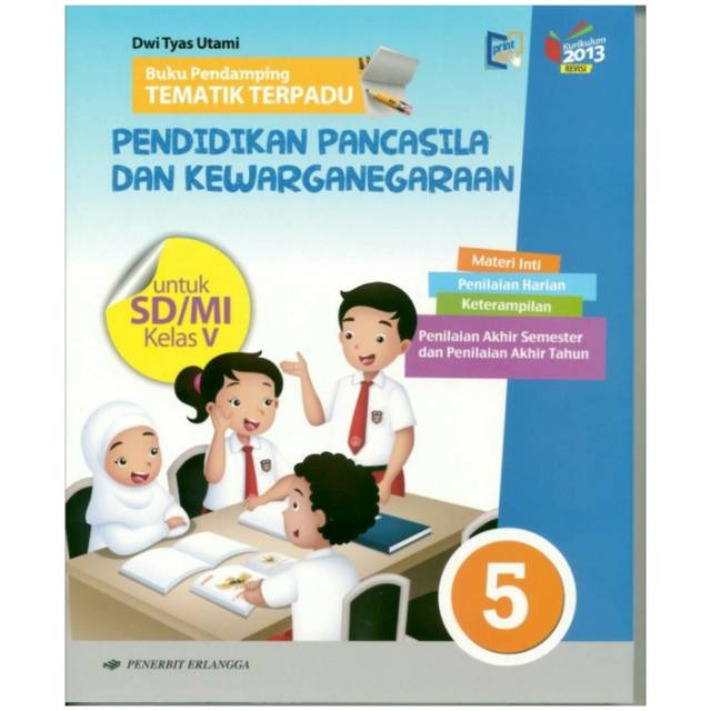 Buku SD Buping PPkn Kelas 5 Erlangga