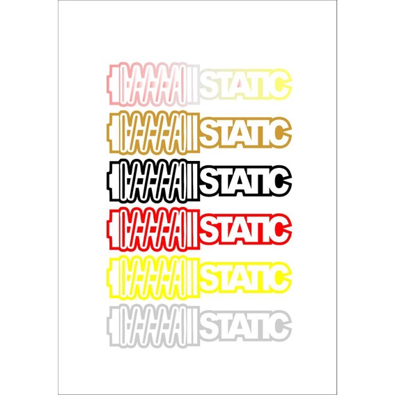 STICKER STATIC JDM CUTTING