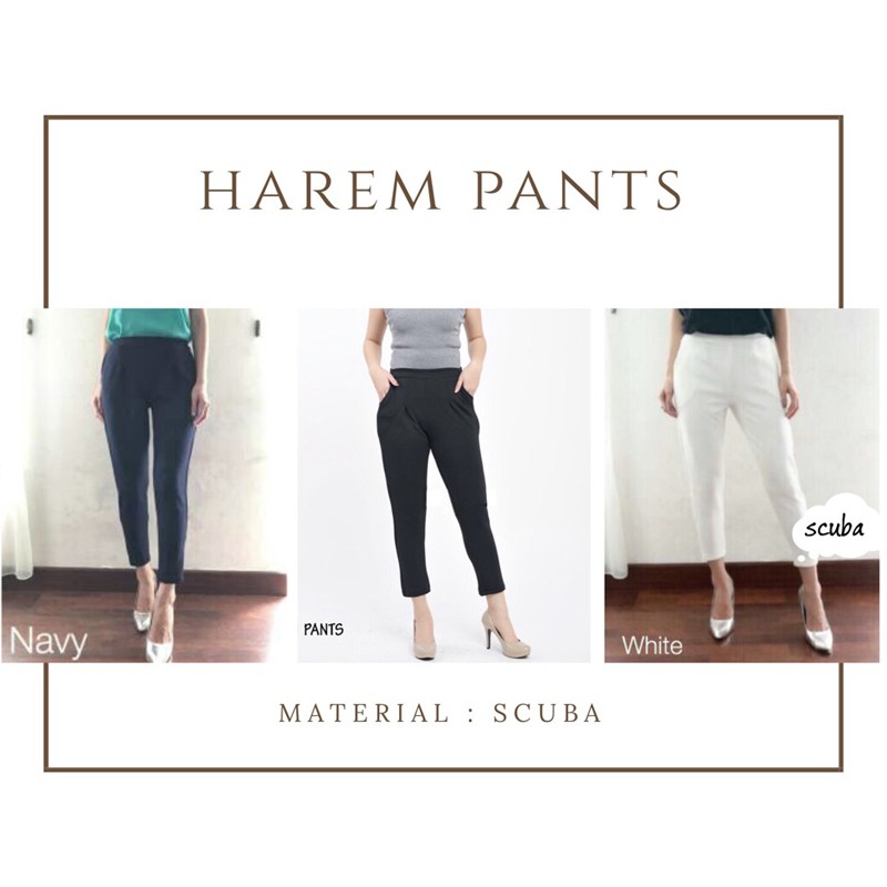 CELANA KANTOR / HAREM PANTS / CELANA BAHAN