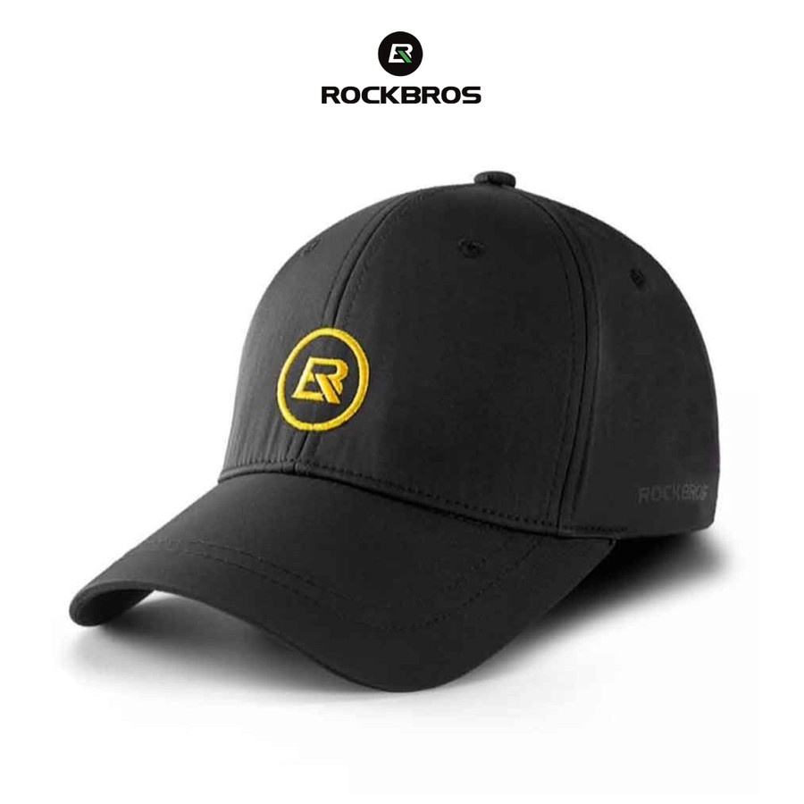 ROCKBROS LF8041 Sport Cap Hat - Topi Olahraga Sepeda Lari - BLACK