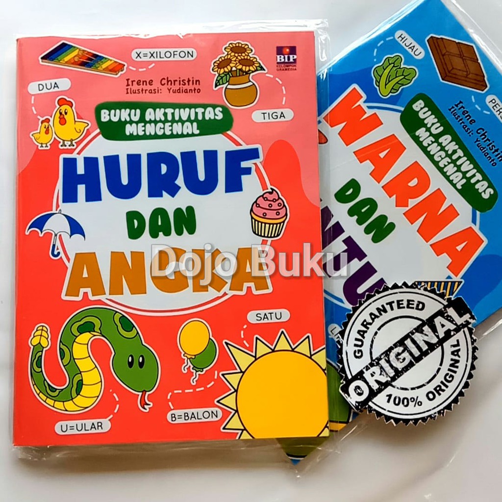 Buku Aktivitas Mengenal Huruf dan Angka by Irene Christin