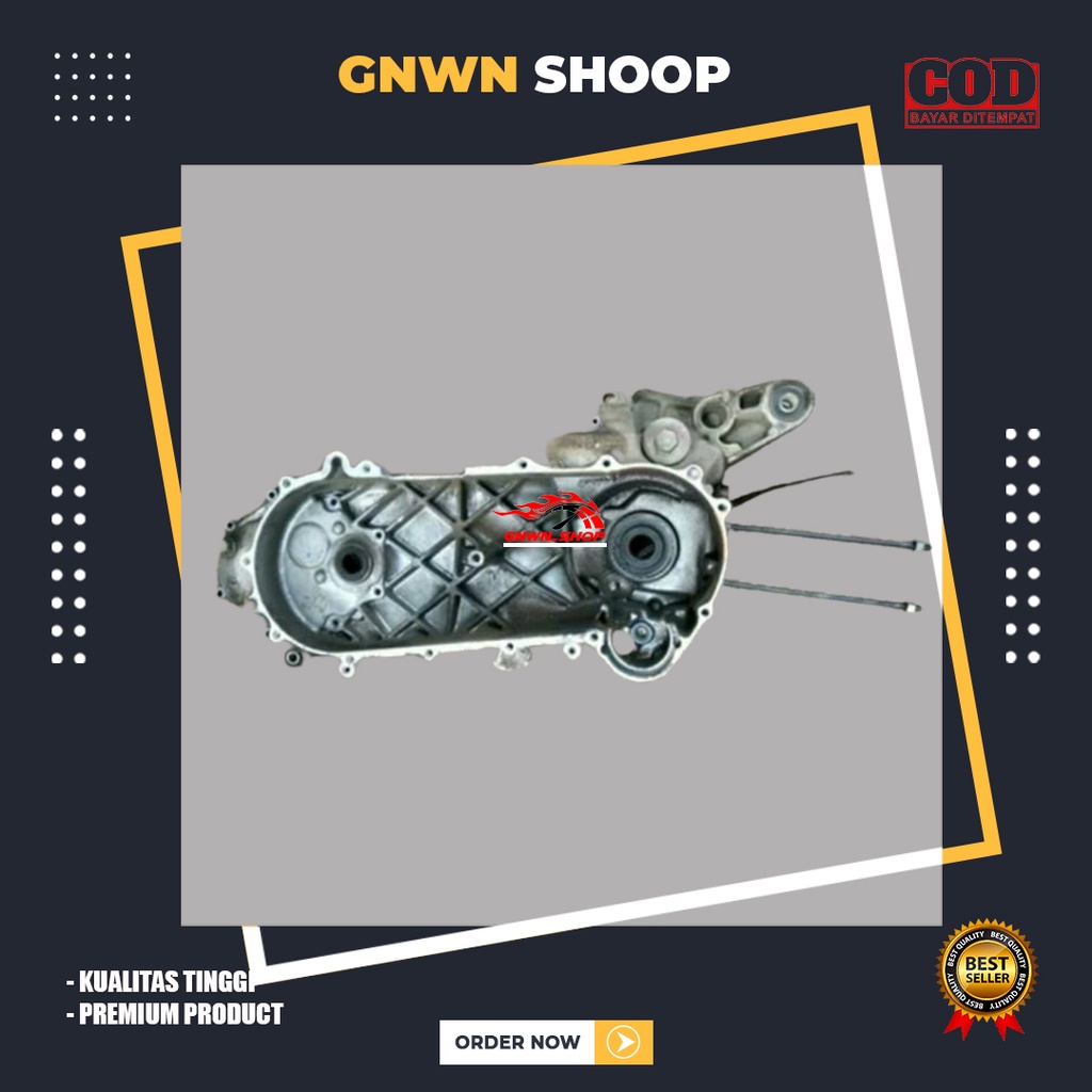 Blok tengah crankcase rengkes sebelah kiri Honda beat fi 2013 2014 no esp masih dinamo Murah