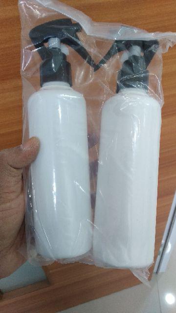 Botol Sprayer Mini 250ml Putih Kepala Spray Hitam Utk Semprot Air Semai Atau Pestisida Nabati