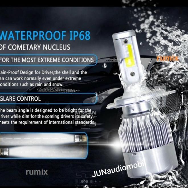 E7N5 Lampu LED Mobil Lampu  Mobil LED H4 - Putih, H4 AC0