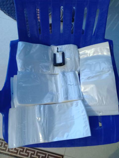 Plastik Klip / Plastik Ziplock Putih 13x21 Cm Plastik Aksesories Dengan Handle