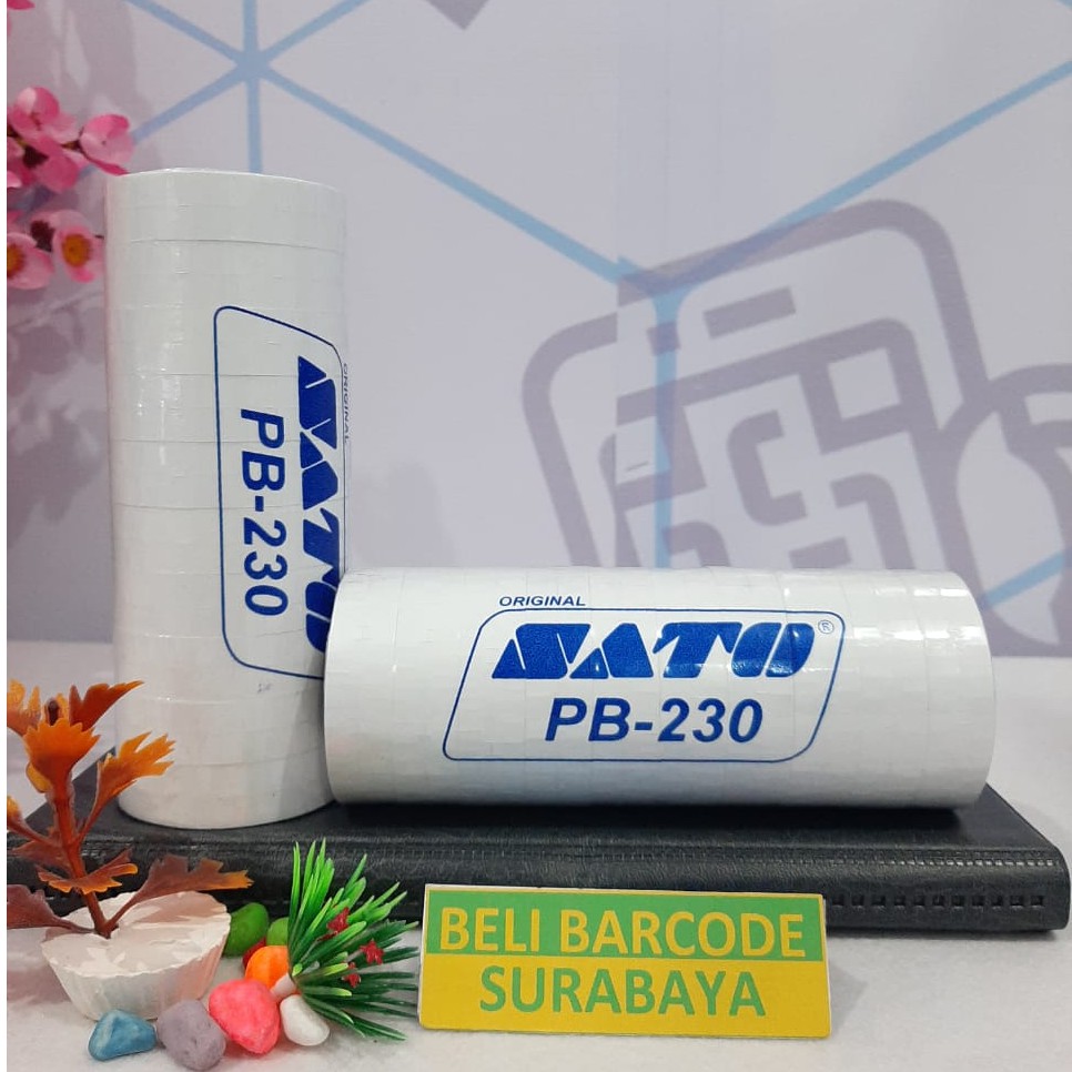 KERTAS STIKER LABEL KPL UK 16 X 23 - 16X23 - POLOS PUTIH