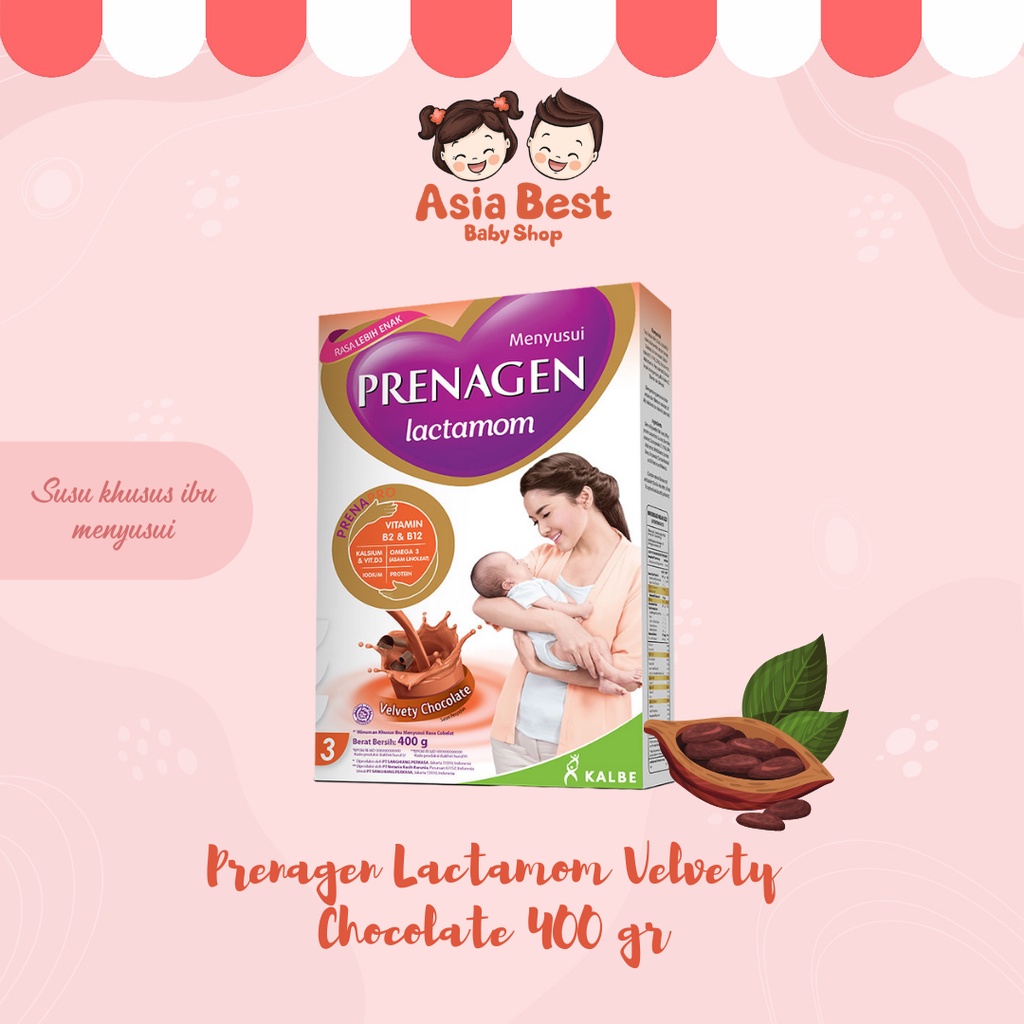 Prenagen Lactamom Chocolate 400gr/susu ibu menyusui