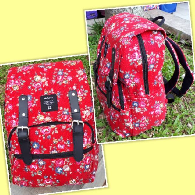 Tas ransel canvas cewek airbone/Tas Ransel / Backpack Wanita | Bahan CANVAS