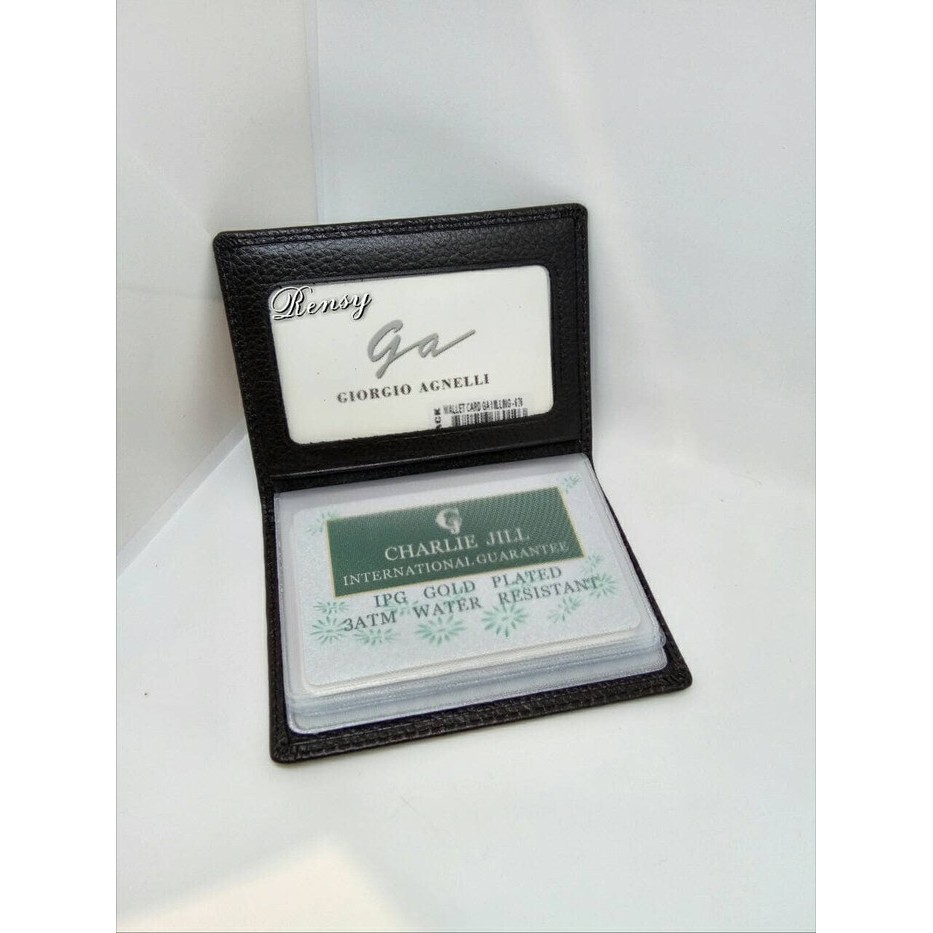 Dompet Kartu/Card Holder Giorgio Agnelli Original Kulit