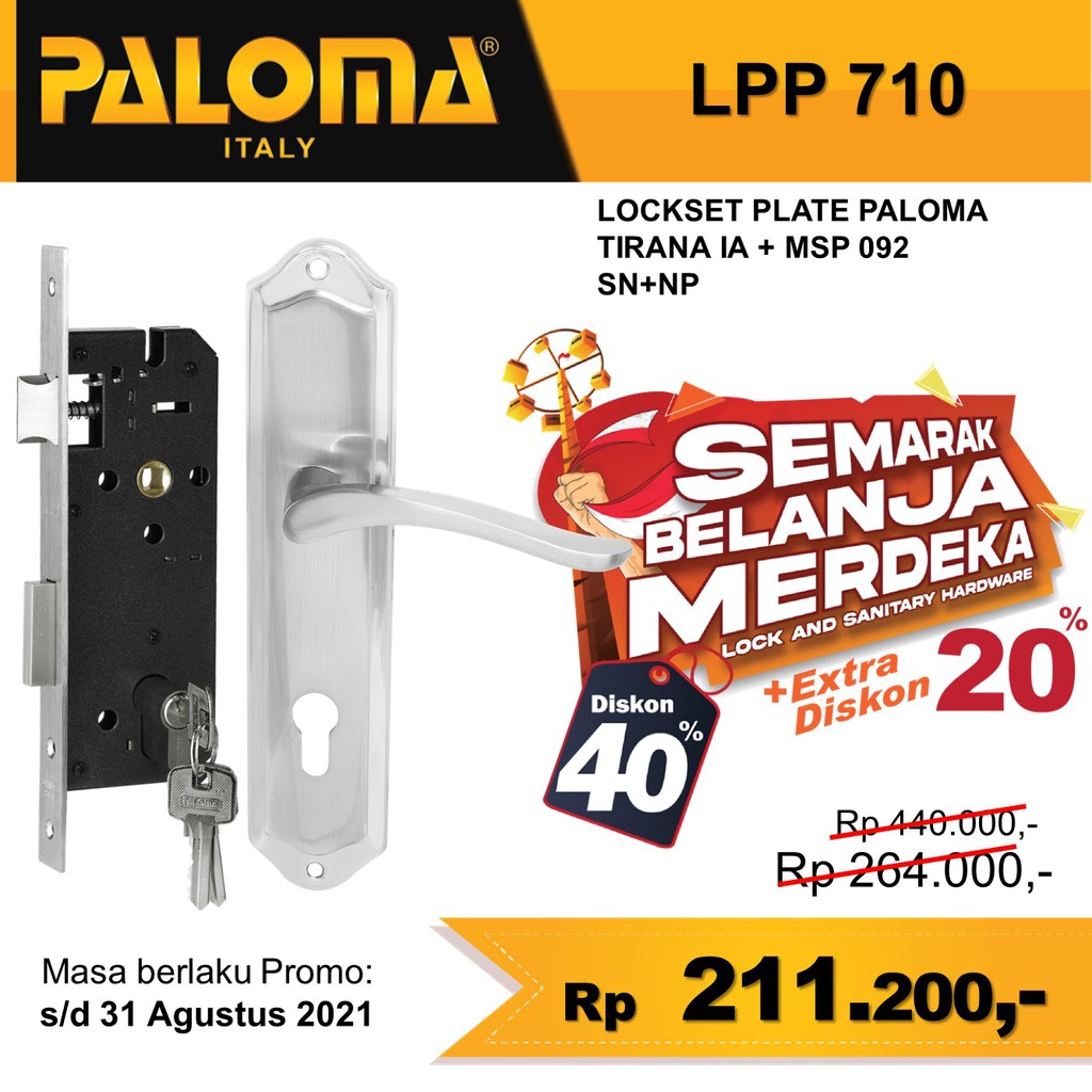 Gagang handle pintu komplit|handle pintu minimalis|handle pintu set| komplit set handle LPP710