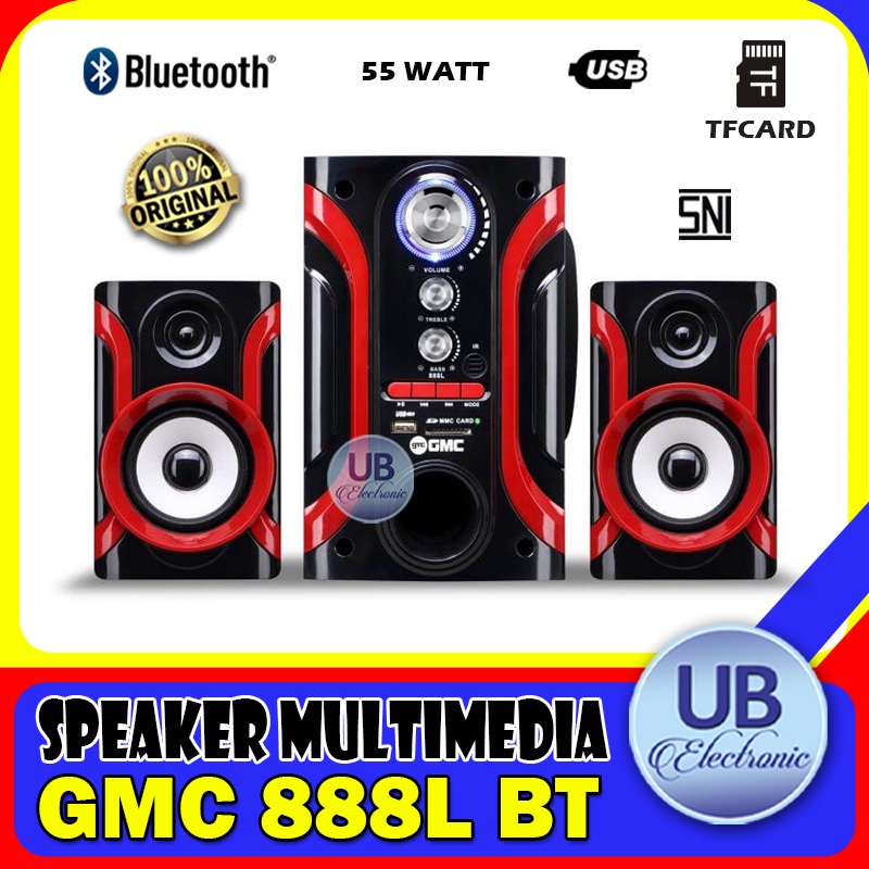 Jual SPEAKER AKTIF BLUETOOTH GMC 888L BT MULTIMEDIA RANDOM | Shopee ...