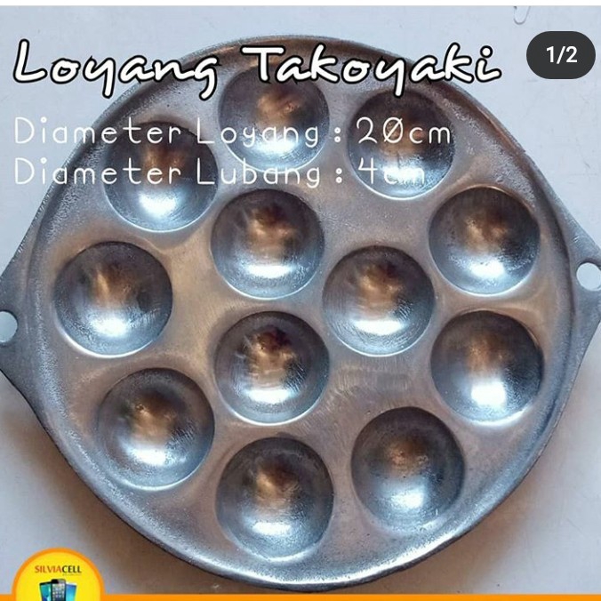 Cetakan/ Loyang Takoyaki/ Kue Lumpur Mini/ Kue Cubit