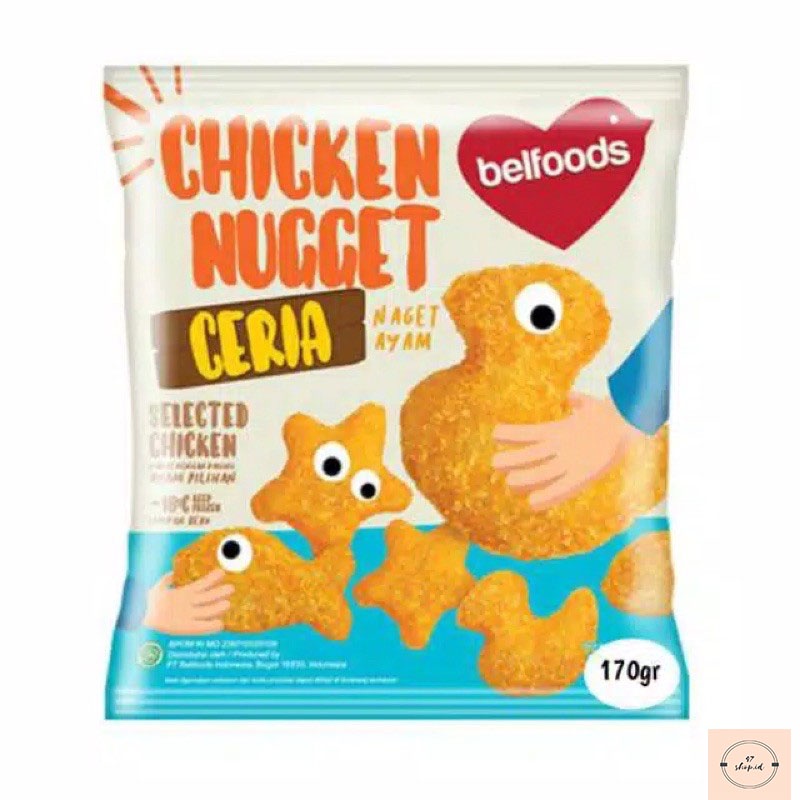 

Belfoods Chicken Naget Ceria 170gr Best Seller