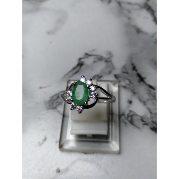 ZAMRUD Columbia Ring Perak Wanita