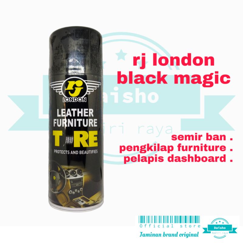 rj london black magic semir ban pengkilap dashboard dan furniture