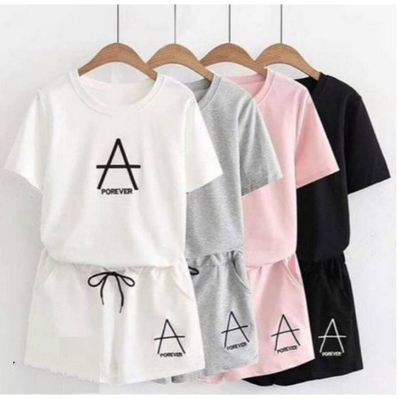 BAJU SETELAN CASUAL WANITA BBSTRIP