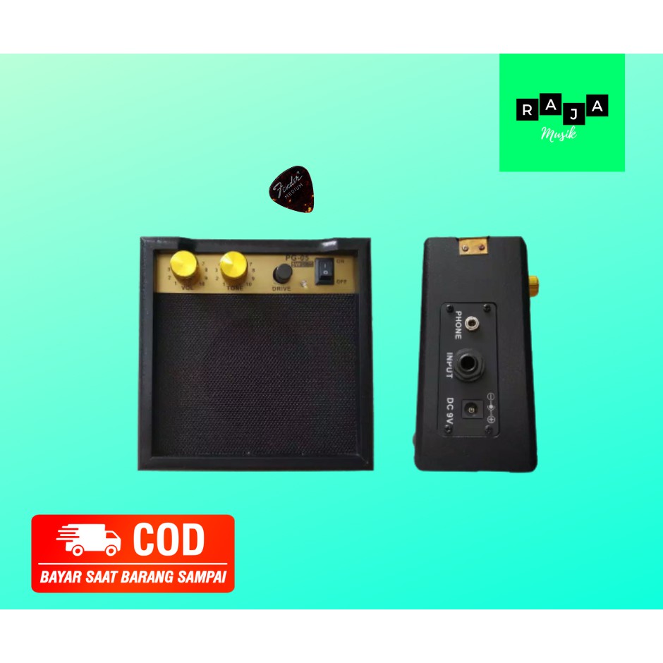 Ampli Mini Distorsi Gitar Akustik dan Gitar Elektrik
