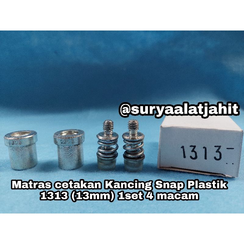 Matras Kancing Plastik 1313(13mm) 1set@4macam rp.61.500/set