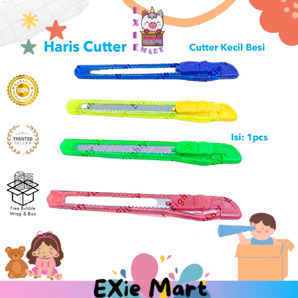 

CUTTER KECIL BESI - CUTTER KECIL - PISAU KECIL - PEMOTONG KERTAS KECIL MURAH - CUTTER KERTAS