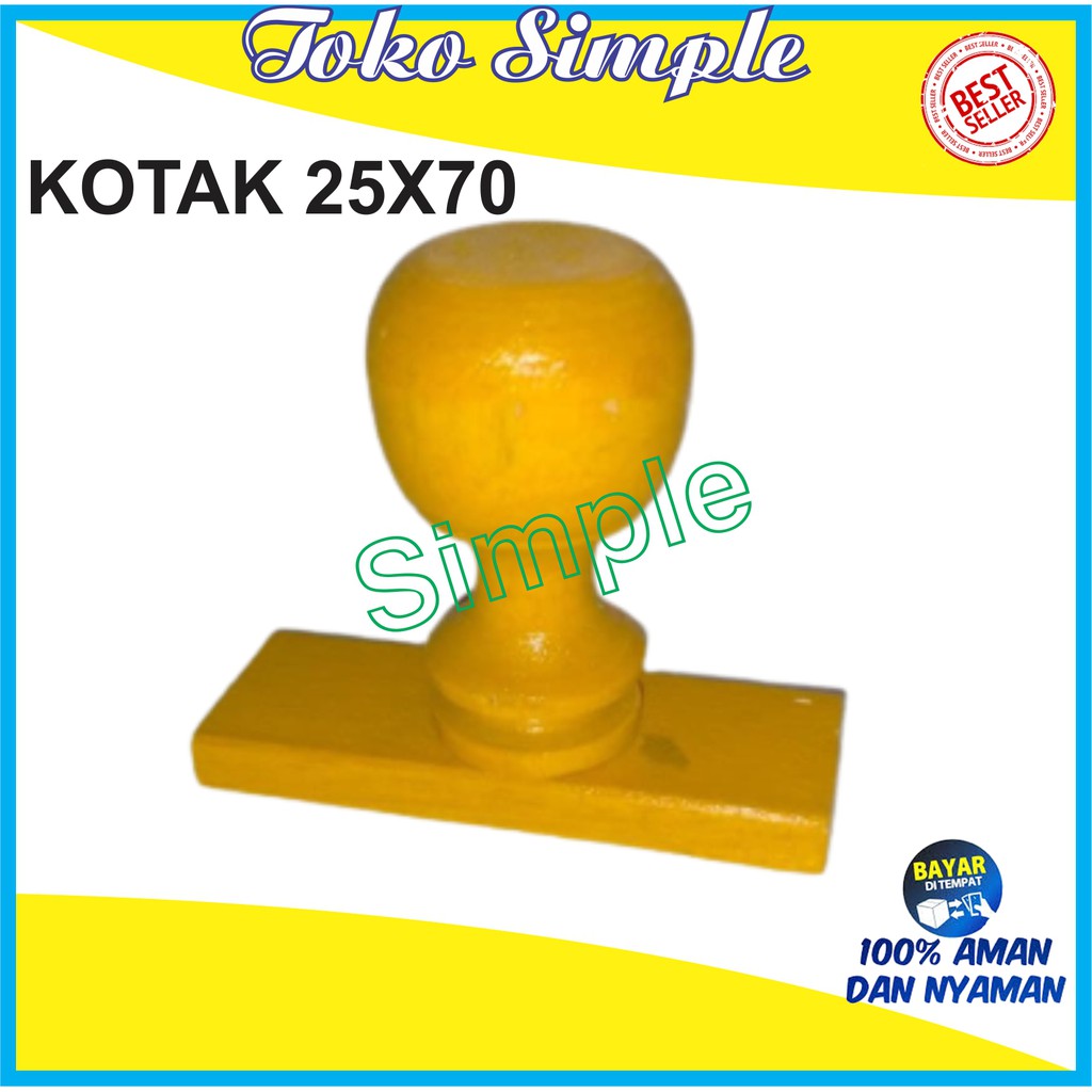 

GAGANG STEMPEL KAYU KOTAK 25X70 / GAGANG KAYU MURAH