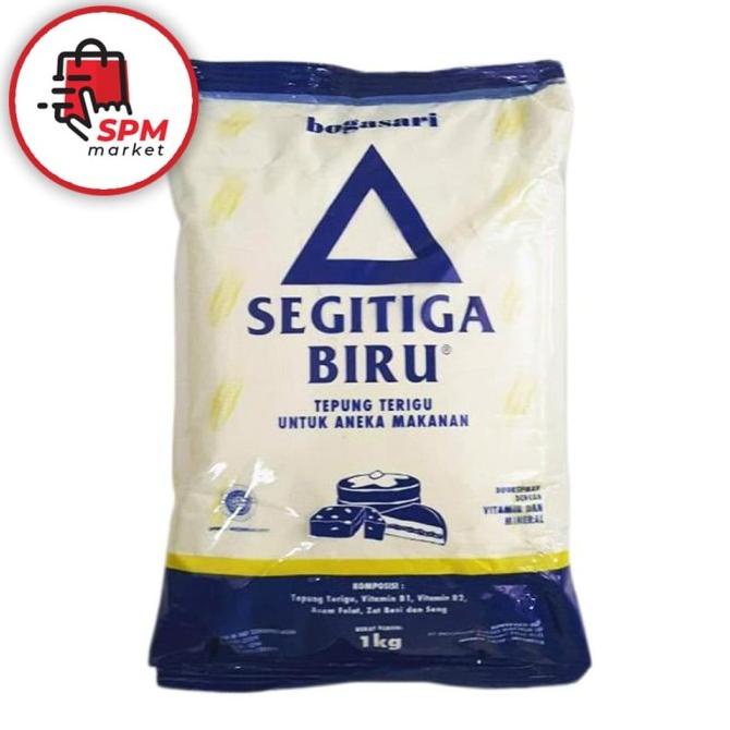 

vikriyansatyaveta5694 Tepung Terigu Segitiga Biru Kemasan 1 kg (Dus isi 12 pcs) Grosir TERLARIS TERPERCAYA ORIGINAL