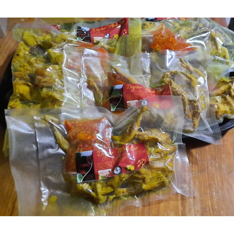 

Puyuh Frozen isi 2 plus sambal