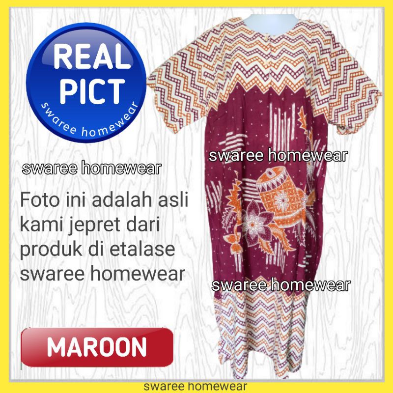 Baju Daster Murah Kekinian Batik Pekalongan Baju Wanita Modern Daster Jumbo Busui Rayon Batik Wanita