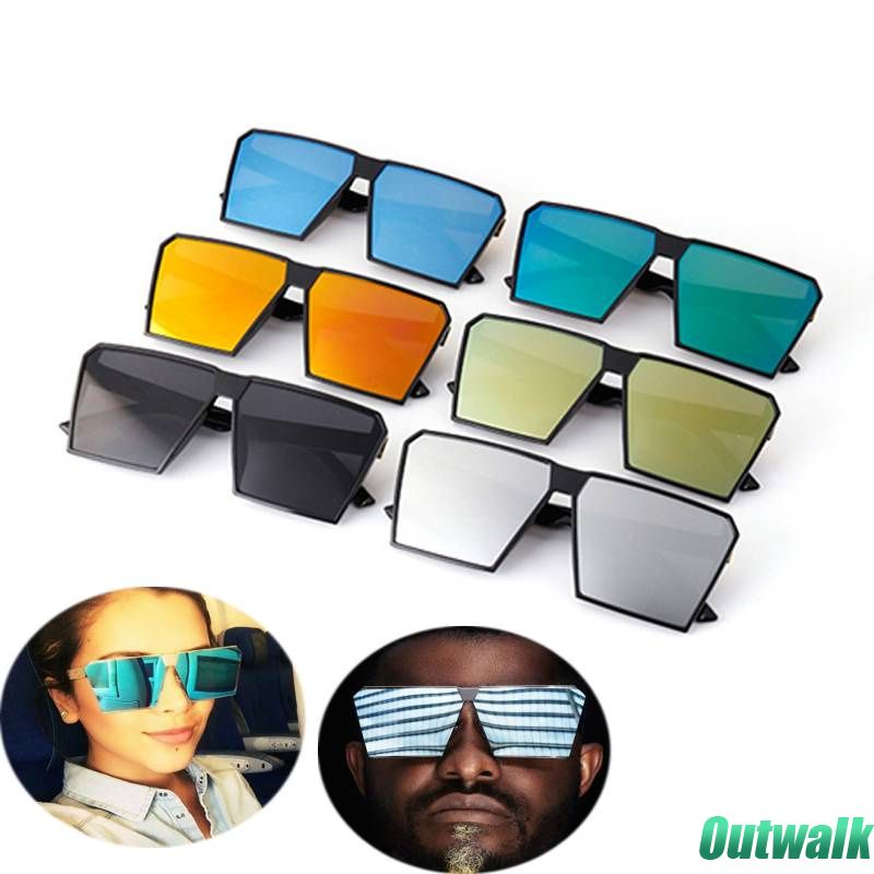 Oversized Exaggerated Visor Wrap Shield Large Mirror Sunglasses Half Face Shield Guard Protector Oversized Exaggerated Visor Wrap Shield Large Mirror Sunglasses Half Face Shield Guard Protector -OW-