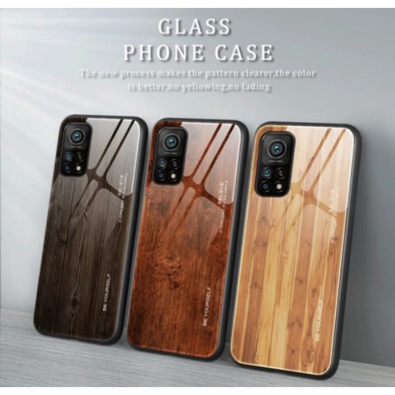 CASE GLASS SERBUK KAYU XIAOMI MI 10T PRO CASE COVER GLASS ORIGINAL