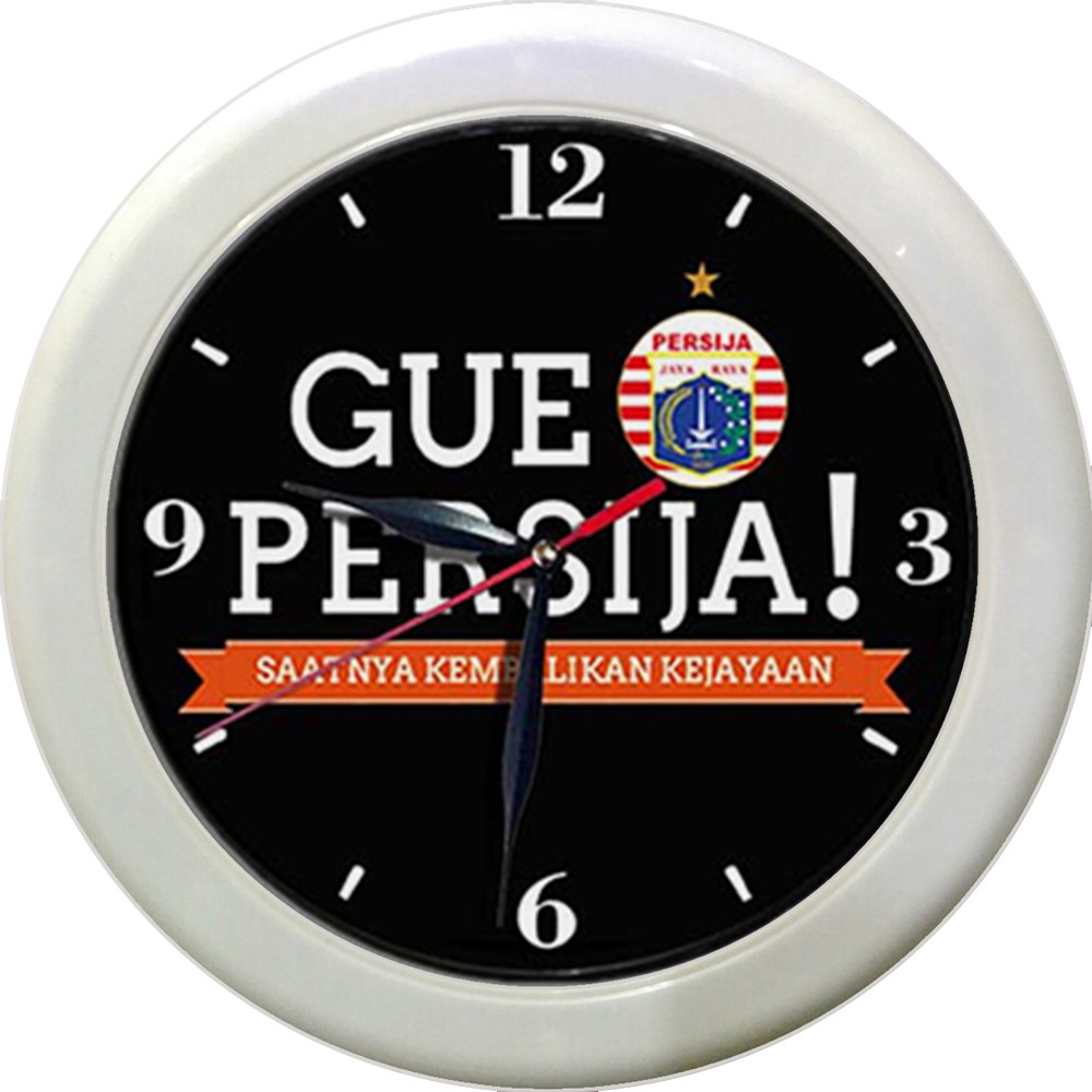 JAM DINDING PERSIJA 14   (DIAMETER 30CM)