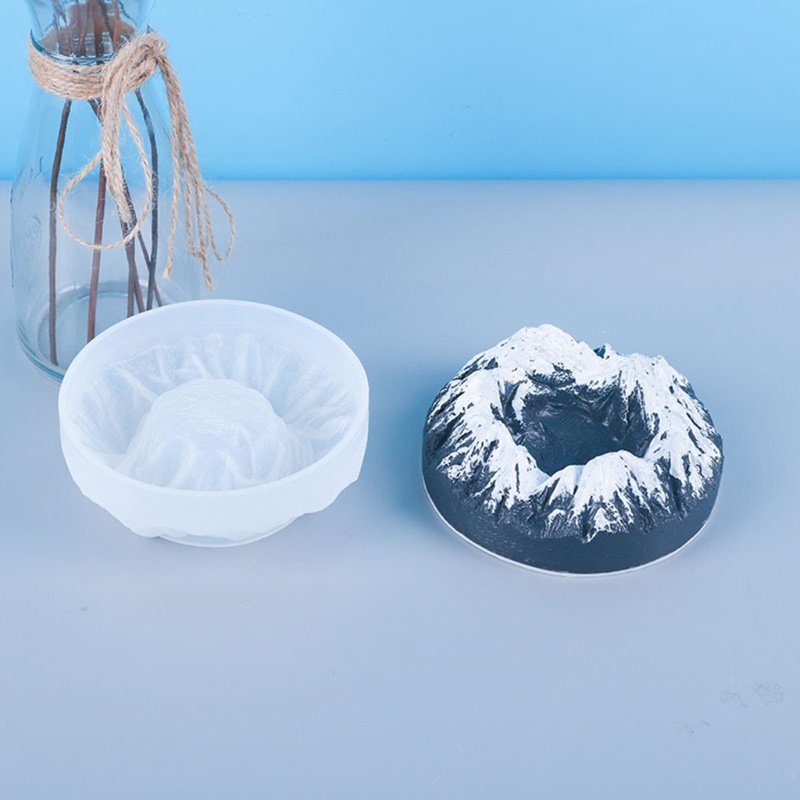 SIY  Small Snow Mountain Ornament Silicone Mould DIY Crafts Jewelry Decorations Making Tool Crystal Epoxy Resin Mold