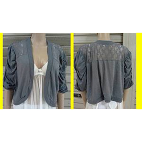 BB-BOLERO GREY LACE