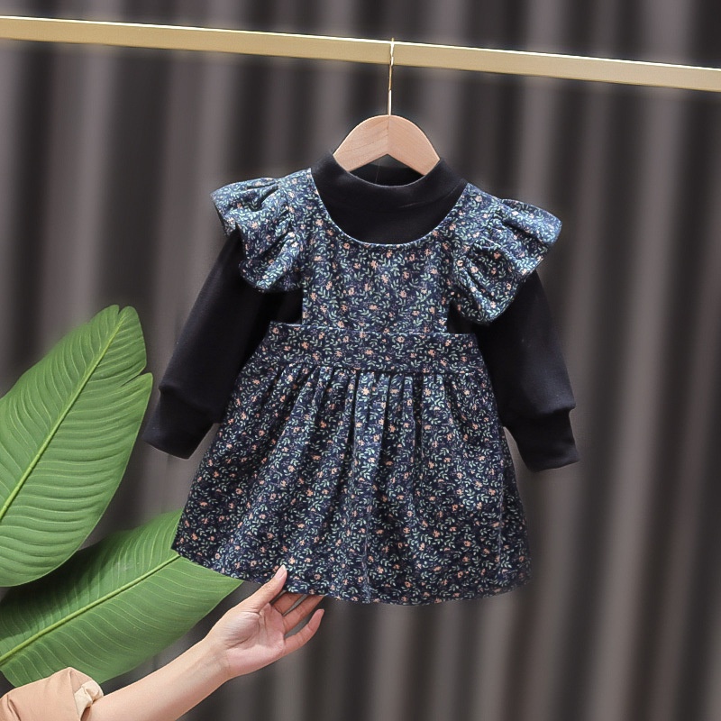 CHUBBI 114 Dress Bayi Overall Perempuan Autumn Leave Blowing