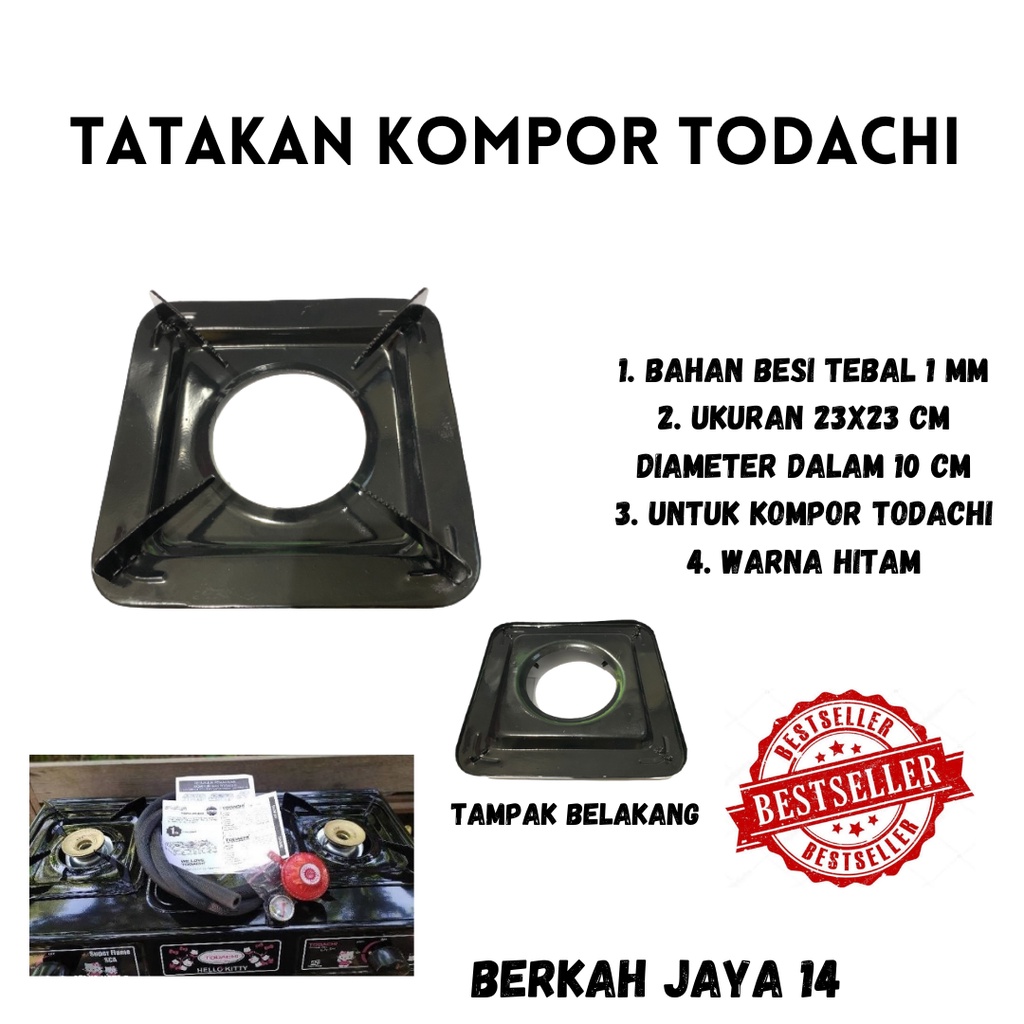 TATAKAN KOTAK KOMPOR TODACHI KAKI 4 ( EMPAT ) WARNA HITAM BAHAN BESI TEBAL HARGA MURAH BARANG BERKUALITAS PROMO DISKON TERLARIS