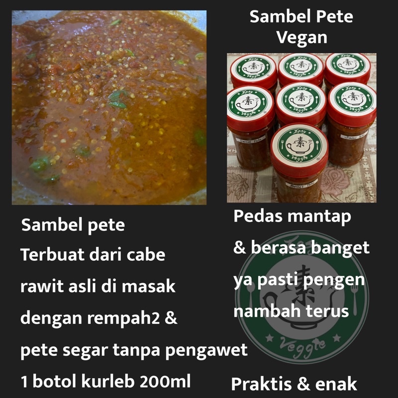 

Sambel pete vegan