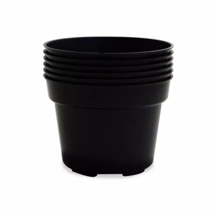 pot hitam 40cm (2pcs) - pot tanaman 40cm - pot plastik 40cm Murah