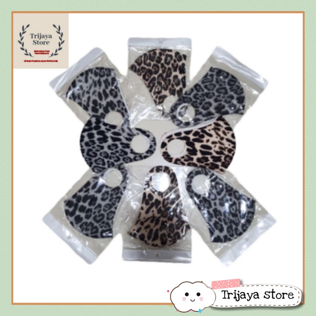 Trijaya . TERMURAH!!!! masker scuba motif leopard .premium quality