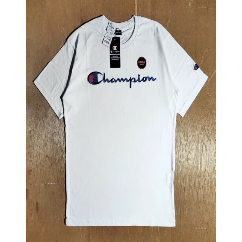 KAOS CHAMPION BORDIR TERLARIS / KAOS BRANDED KEKINIAN/ KAOS DISTRO / TSHIRT