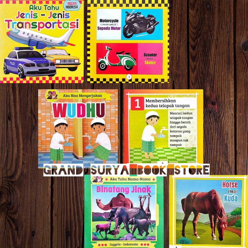 board book anak balita murah(15×15cm)