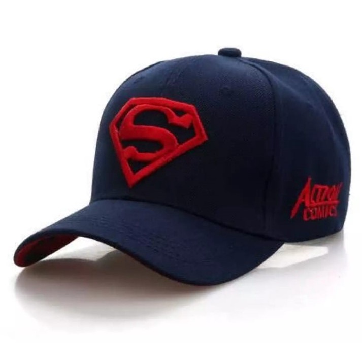 Topi Pria Baseball Superman Dewasa terbaru 2021/Topi distro Superman kekinian pria dan wanita/realpict