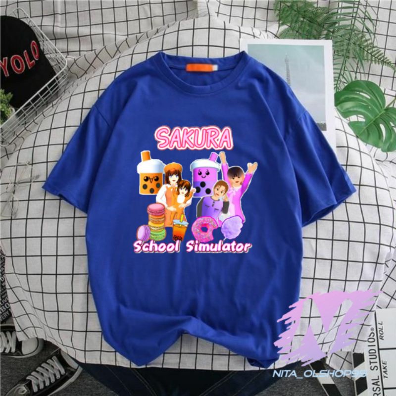 kaos anak Boba sakura school simulator baju boba